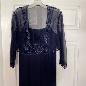 Worn Once! Navy Gown
